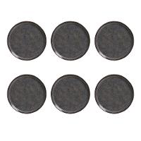 Conjunto de Pratos de Sobremesa Porto Brasil Bio Titanium com 6 peças - Azul - 1