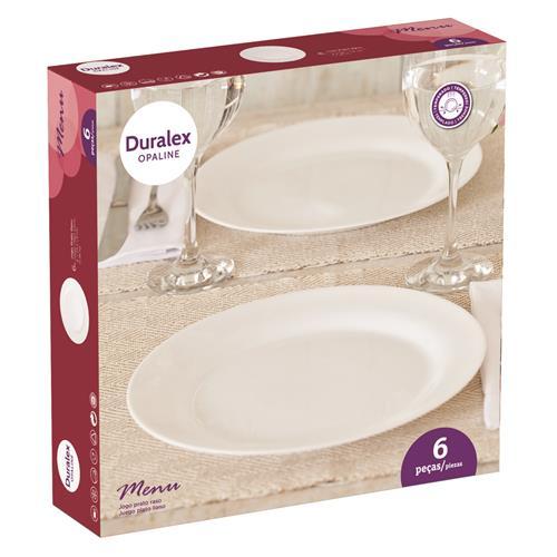 Conjunto de Pratos Rasos Duralex Opaline – 6 Peças - 2