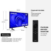Smart TV 50" 4K Ultra HD Samsung 50DU7700 com processador Crystal 4K, Gaming Hub, AI Energy Mode, Alexa built-in, Wi-Fi, Bluetooth, USB e HDMI - 9
