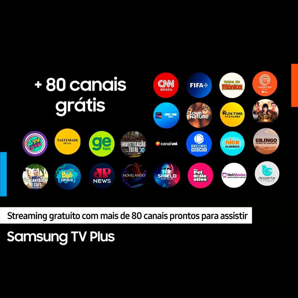 Smart TV 65” LED 4K Samsung 65DU7700 com Processador Crystal 4K, Gaming Hub, AI Energy Mode, Alexa built-in, Bluetooth, USB e HDMI - 4