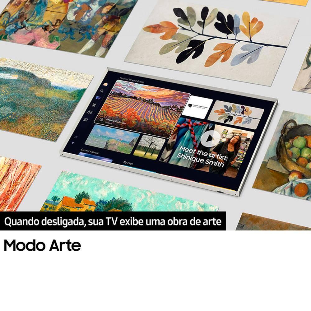 Smart TV 43" 4K Samsung The Frame QN43LS03D QLED, Tela Matte Antirreflexo com Design Modern Frame, Modo Arte e Dolby Atmos - 8