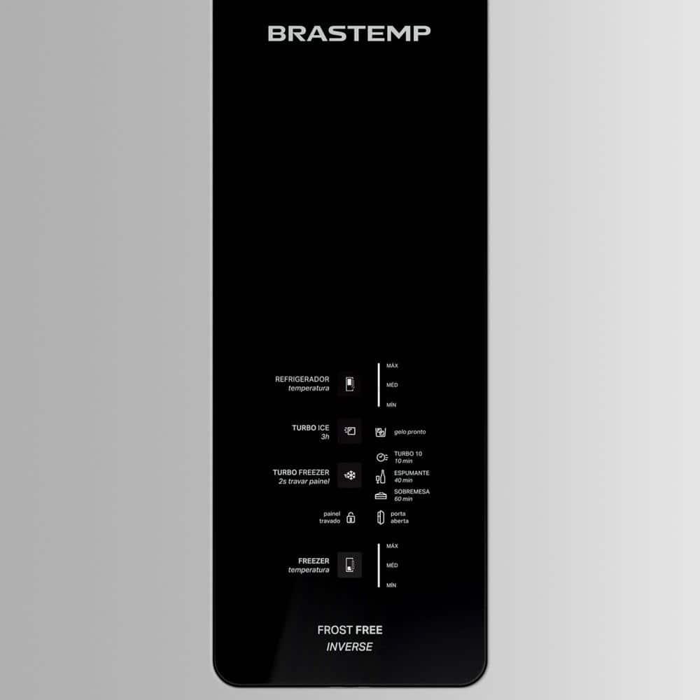 Geladeira Brastemp BRE57FB Frost Free Inverse com Painel Digital e Turbo Ice Branca – 447L - 6