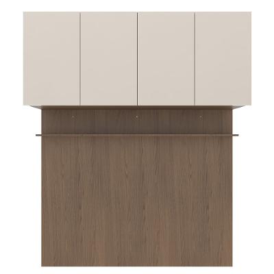 Módulo Ponte 160 Bartira Lugano com 4 Portas e 2 Prateleiras Casal - Avelã/Capuccino