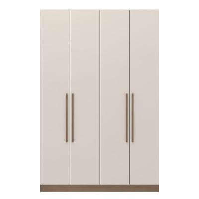 Guarda-Roupas Casal Bartira Lugano 4 Portas de Bater 3 Gavetas Internas MDP - 148cm de Largura