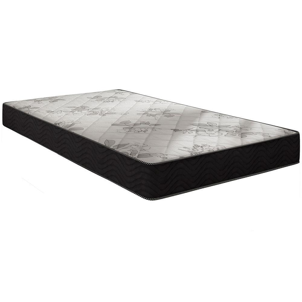 Colchão de Solteiro Portobel Sevilha com Espuma D23 e Revestimento em Tecido Poliéster 12x88x188cm - Cinza - 1