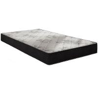 Colchão de Solteiro Portobel Sevilha com Espuma D23 e Revestimento em Tecido Poliéster 12x88x188cm - Cinza - 1