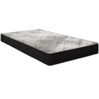 Colchão de Solteiro Portobel Sevilha com Espuma D23 e Revestimento em Tecido Poliéster 12x78x188cm - Cinza - 1