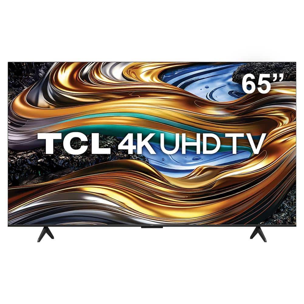 Smart TV 65” 4K UHD TCL 65P755 com Processador AIPQ, Google TV, Wi-Fi, Bluetooth, Google Assistente, Dolby Vision e Atmos - 1