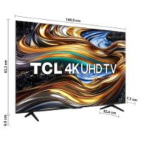 Smart TV 65” 4K UHD TCL 65P755 com Processador AIPQ, Google TV, Wi-Fi, Bluetooth, Google Assistente, Dolby Vision e Atmos - 6
