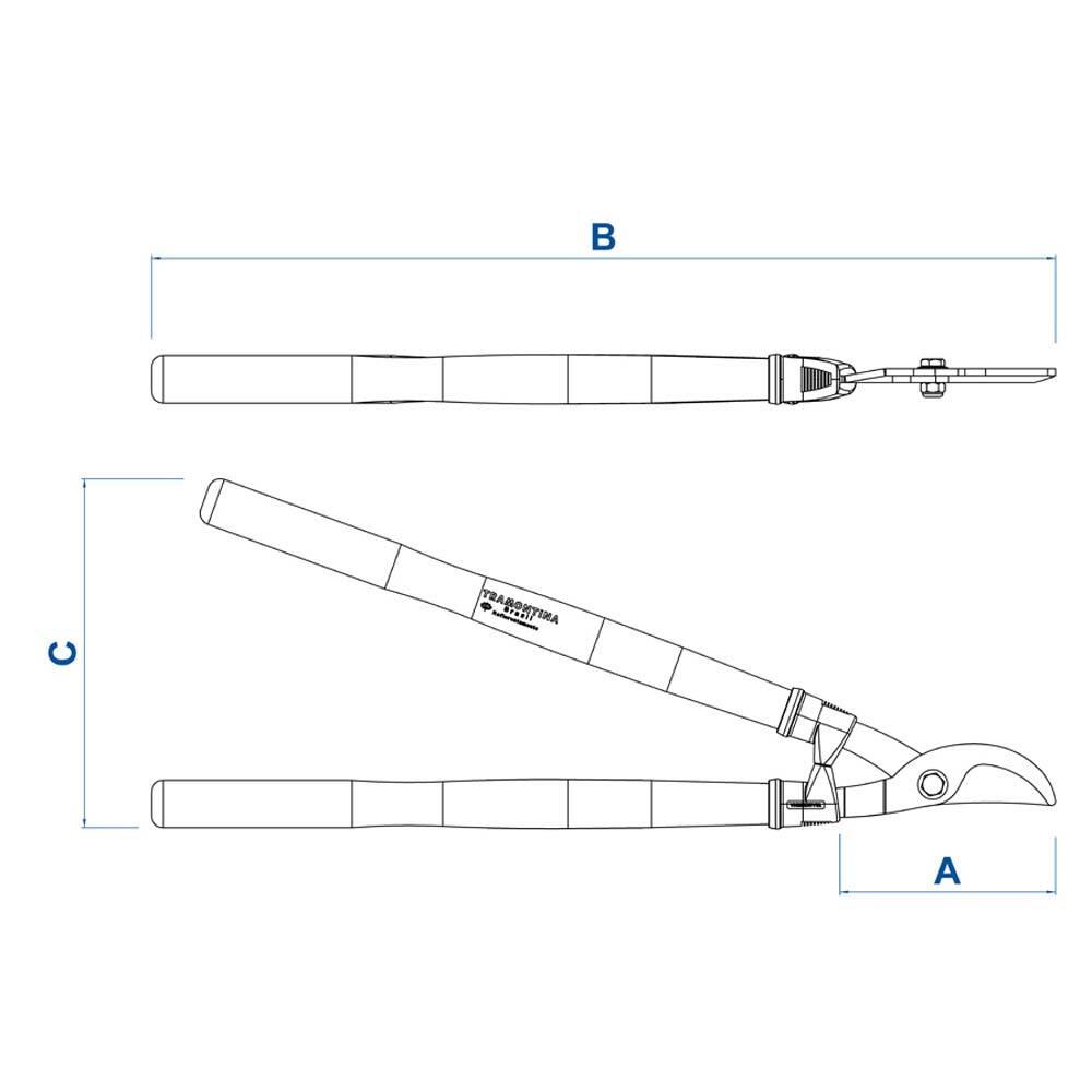Tesourão de Poda Tramontina 78360505 com Cabo de Madeira - 43cm - 3