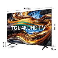 Smart TV 50” 4K TCL 50P755 Ultra HD LED Google TV Dolby Vision Atmos Sem Bordas - 7