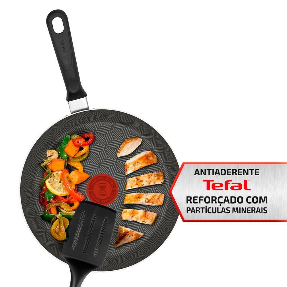 Conjunto de Panelas 7 Peças Rochedo Imusa Talent com Antiaderente Tefal - Cinza - 8