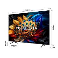Smart TV 50" QLED 4K TCL 50C655 com Processador AIPQ, Google TV, HDR10+, Wi-Fi Dual Band, Bluetooth Integrado, Google Assistente, Dolby Vision e Atmos - 6
