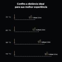 Smart TV 65" QLED 4K TCL Mini LED 65C755 com processador AIPQ, Google TV, HDR10+, Wi-Fi, Google Assistente, Dolby Vision e Atmos - 7