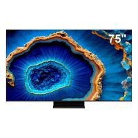 Smart TV 75" QLED 4K TCL Mini LED 75C755 com Processador AIPQ, Google TV, HDR10+, Wi-Fi Dual Band, Bluetooth Integrado, Google Assistente, Dolby Visio - 1