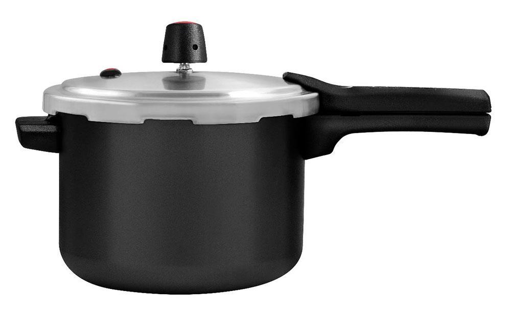 Panela de Pressão 4,5L Panelux Magnific em Alumínio com Antiaderente PTFE - Grafite - 1