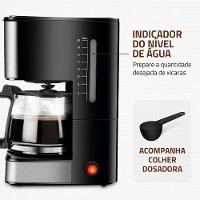 Cafeteira Elétrica Mondial Dolce Arome Vidro C-43-20X-SI 20 Xícaras 550W – Preto/Inox - 6