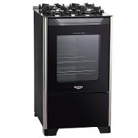 Fogão Dako 4 Bocas Magister Mesa de Vidro Acendimento Automático Bivolt Preto - 2