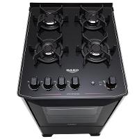 Fogão Dako 4 Bocas Magister Mesa de Vidro Acendimento Automático Bivolt Preto