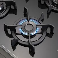 Fogão Dako 4 Bocas Magister Mesa de Vidro Acendimento Automático Bivolt Preto - 7