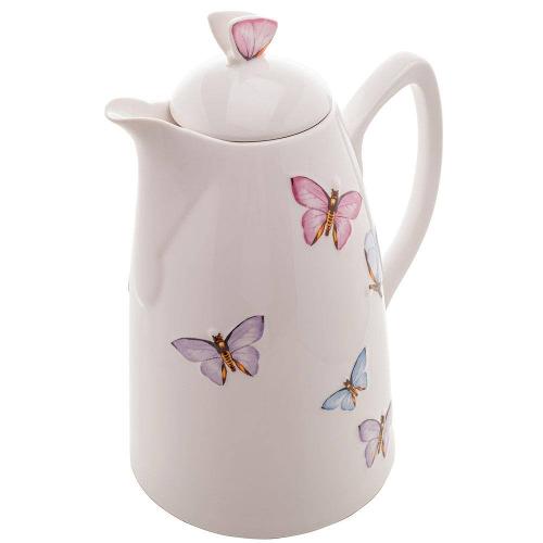 Garrafa Térmica Wolff Borboletas Branca - 900 ml