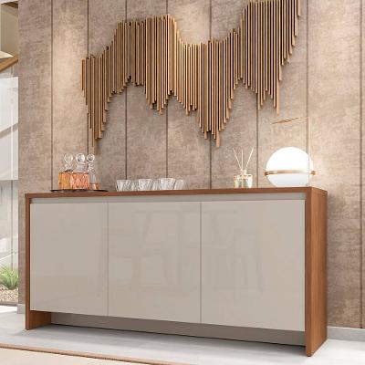 Buffet de Sala de Jantar Casa D Madrid com 3 Portas e 3 Prateleiras - 160cm de Largura