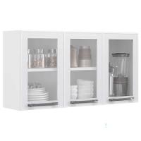 Armário Aéreo Triplo Itatiaia Florença com 3 Portas e 2 Prateleiras - 105cm de largura - 1