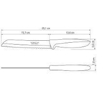 Conjunto de Facas Tramontina Plenus com Tesoura - 6 Peças - 6