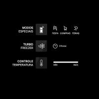 Geladeira Brastemp Duplex BRM55FE Frost Free com Painel Click Black e Turbo Freezer 463L – Black Inox - 5