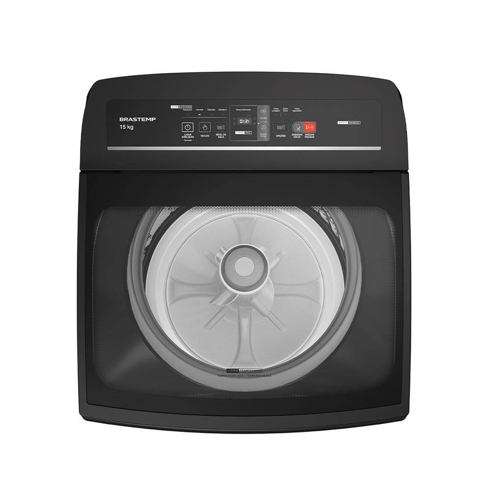 Lavadora de Roupa Brastemp 15kg BWT15A9 com SmartSensor e Ciclo Tira Manchas Advanced – Cinza - 2