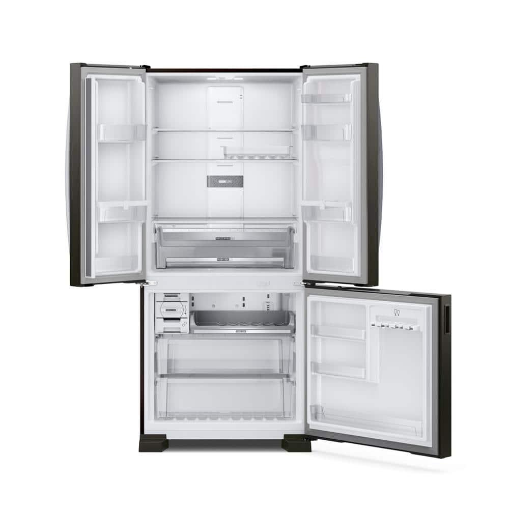 Geladeira Brastemp BRO85AE Frost Free French Door com Tecnologia Inverter e Painel Touch 554 Litros - Black Inox - 2