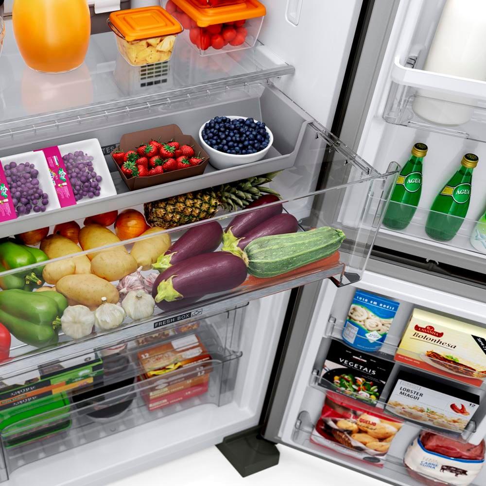 Geladeira Brastemp BRO85AE Frost Free French Door com Tecnologia Inverter e Painel Touch 554 Litros - Black Inox - 5