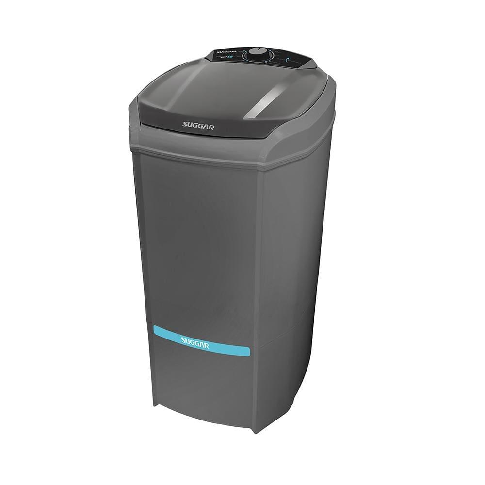 Tanquinho de Roupas Suggar 15Kg Lavamax Eco LE1521PR com Dispenser Para Sabão e Desligamento Automático - Prata - 3