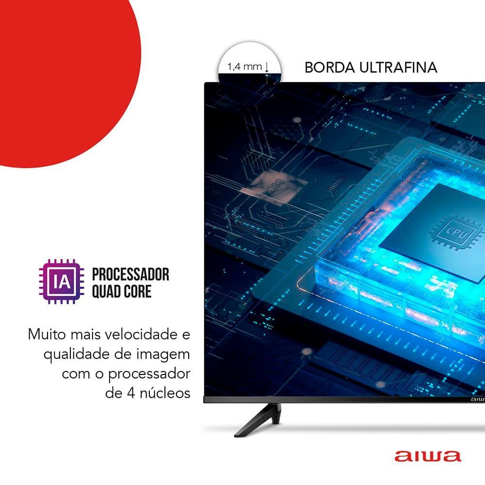 Smart TV 50" 4K Full HD AIWA 50BL02A com Android TV, Dolby Áudio, HDR10+, Wi-fi, Bluetooth, Comando de Voz, Blue Protect e Borda Ultrafina - 7