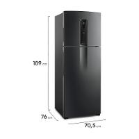 Geladeira Electrolux Frost Free Inverter 480L IT70B Efficient AutoSense Duplex Black Inox Look Bivolt - 8