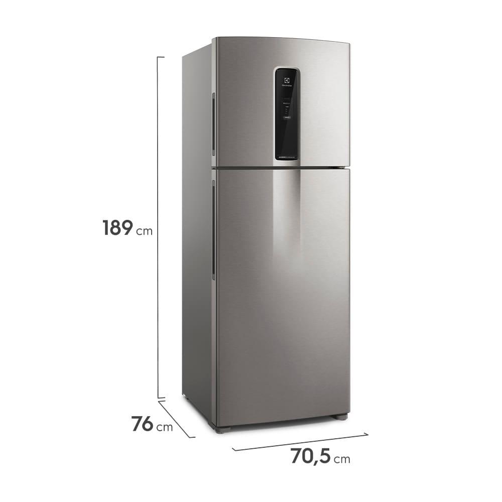 Geladeira Electrolux Frost Free Inverter 480L IT70S Efficient AutoSense Duplex Inox Look Bivolt - 8