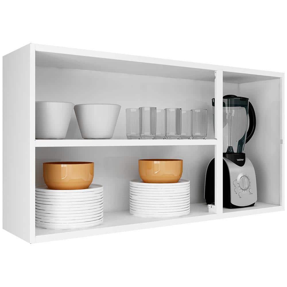 Armário Aéreo Triplo Itatiaia Luce com 3 Portas e 2 Prateleiras - 105cm de largura - 3