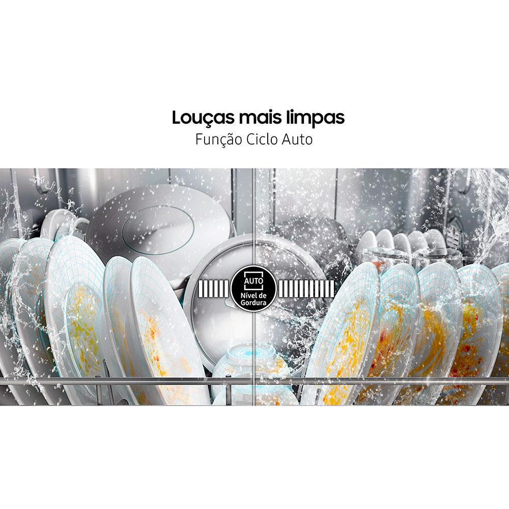 Lava-Louças Samsung DW50C6070FG/AZ 10 Serviços com Display de LED 110V – Black Inox - 8