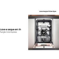 Lava-Louças Samsung DW50C6070FG/AZ 10 Serviços com Display de LED 110V – Black Inox - 9