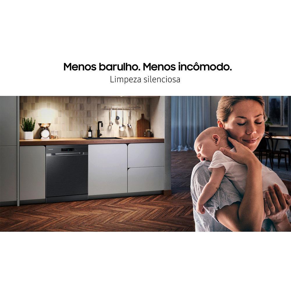 Lava-Louças Samsung DW60C7050FG/AZ 14 Serviços com Display de LED 110V – Black Inox - 4