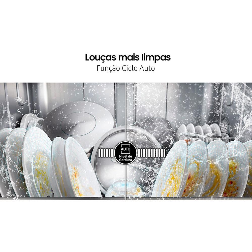 Lava-Louças Samsung DW60C7050FG/AZ 14 Serviços com Display de LED 110V – Black Inox - 6