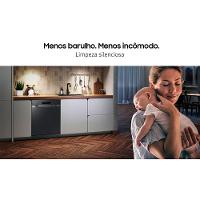 Lava-Louças Samsung DW60C7050FG/AZ 14 Serviços com Display de LED 110V – Black Inox