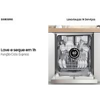 Lava-Louças Samsung DW60C7050FG/AZ 14 Serviços com Display de LED 110V – Black Inox - 7