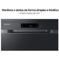 Lava-Louças Samsung DW60C7050FG/AZ 14 Serviços com Display de LED 110V – Black Inox - 8