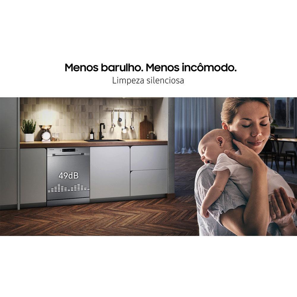 Lava-Louças Samsung DW60C7050FS/AZ 14 Serviços com Display de LED 110V – Inox - 4