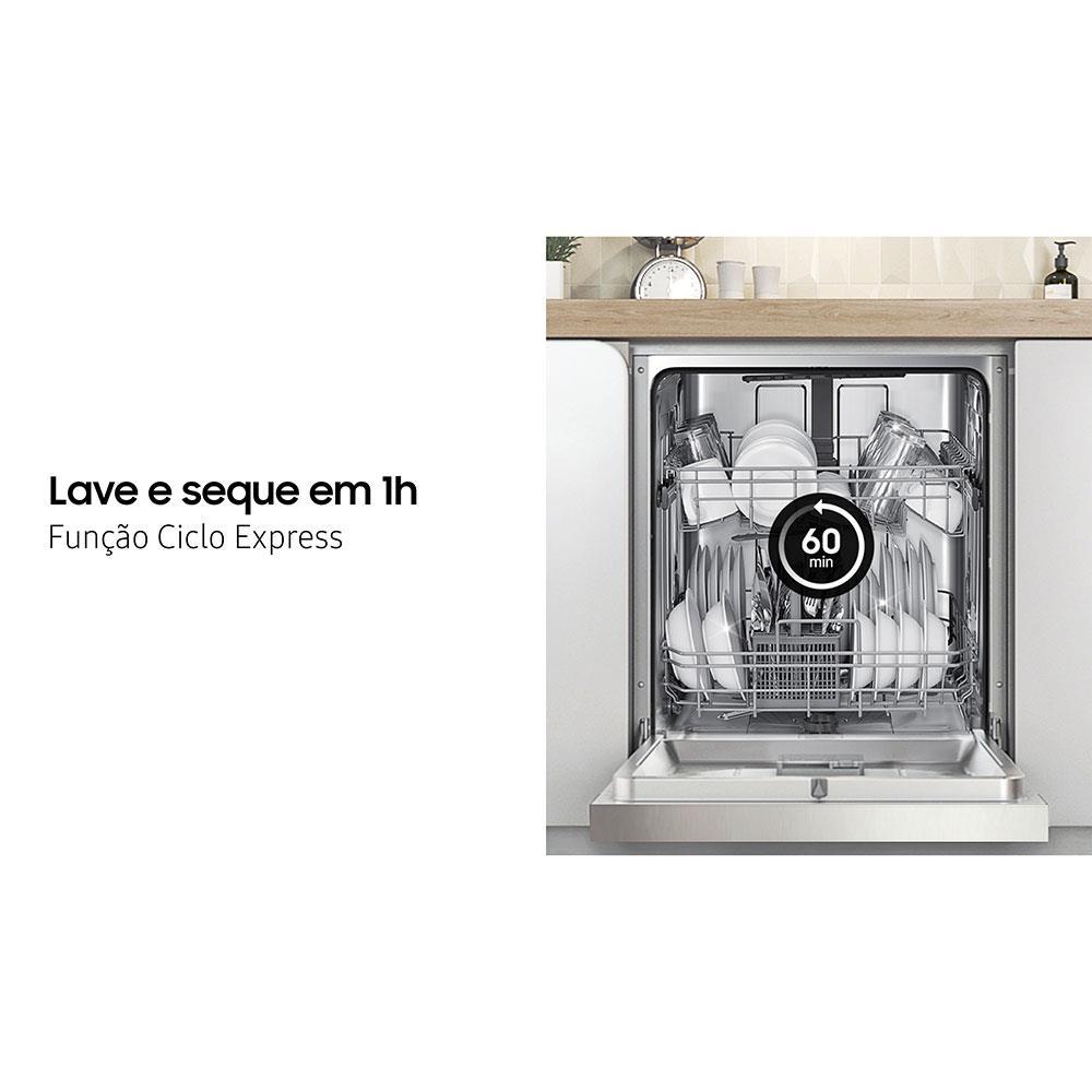 Lava-Louças Samsung DW60C7050FS/AZ 14 Serviços com Display de LED 110V – Inox - 7