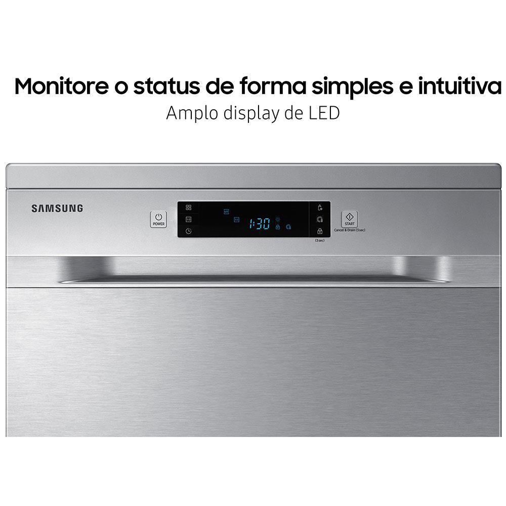 Lava-Louças Samsung DW60C7050FS/AZ 14 Serviços com Display de LED 110V – Inox - 8