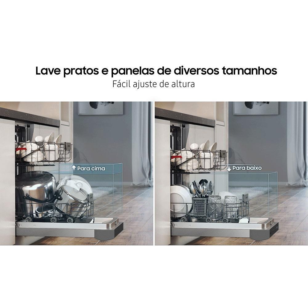 Lava-Louças Samsung DW60C7050FS/AZ 14 Serviços com Display de LED 110V – Inox - 9