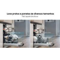 Lava-Louças Samsung DW60C7050FS/AZ 14 Serviços com Display de LED 110V – Inox - 9