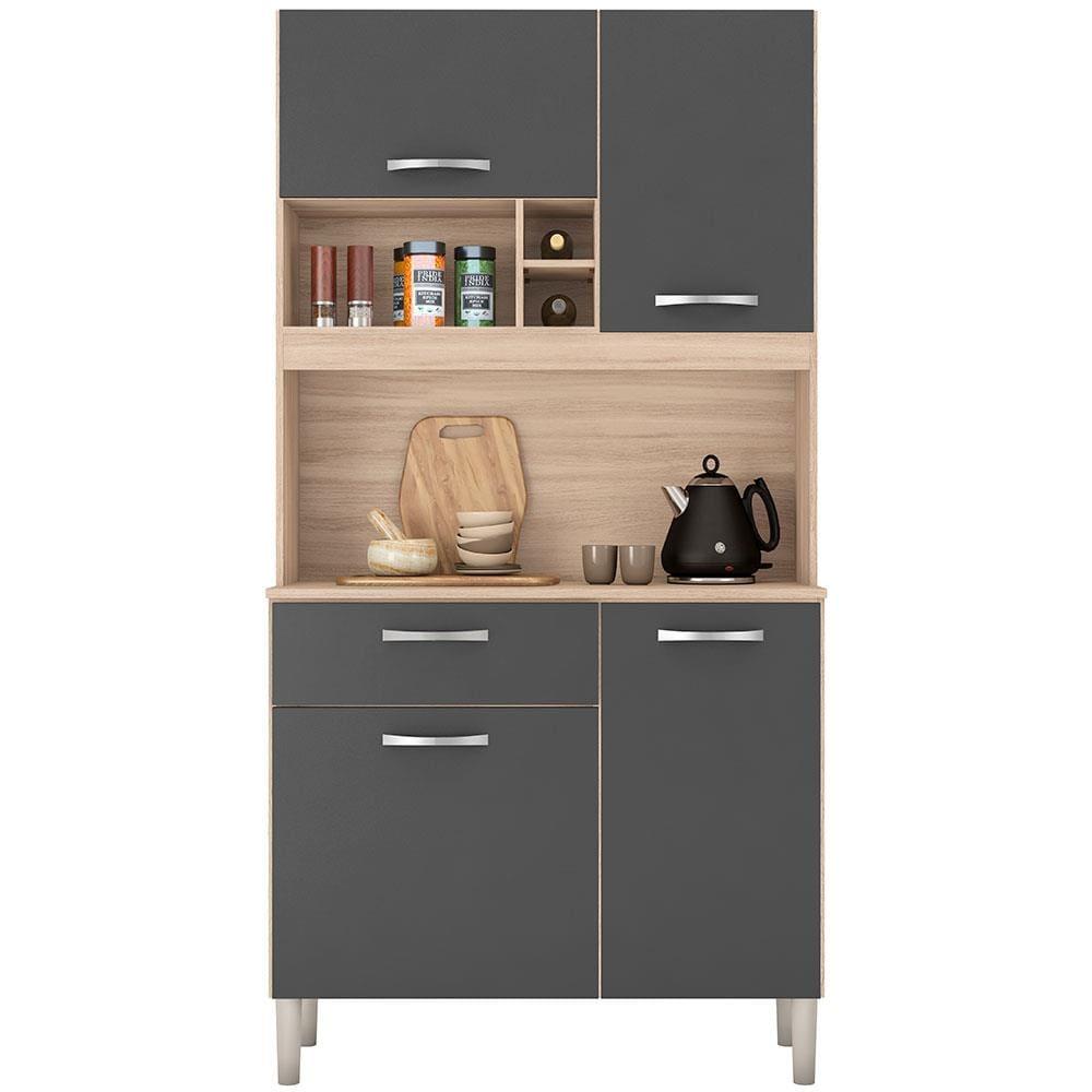 Cozinha Compacta Demóbile Malta com 4 Portas e 1 Gaveta - 91 cm de Largura - 2